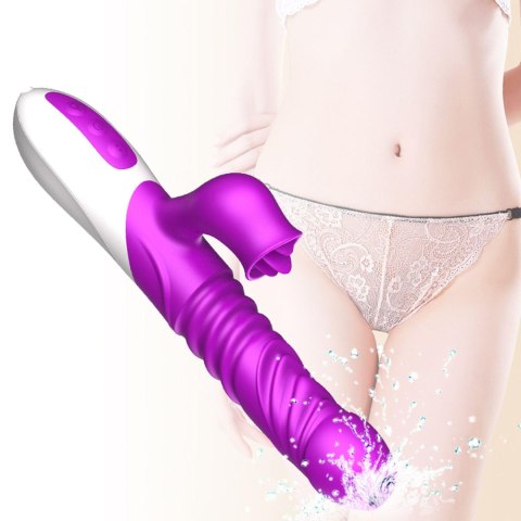 Wibrator-Silicone Vibrator USB 10 Function and Thrusting Function / Heating Boys of Toys Sp. z o.o.