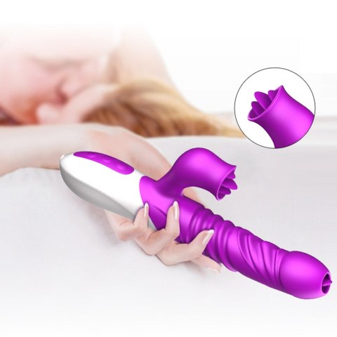 Wibrator-Silicone Vibrator USB 10 Function and Thrusting Function / Heating Boys of Toys Sp. z o.o.