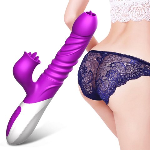 Wibrator-Silicone Vibrator USB 10 Function and Thrusting Function / Heating Boys of Toys Sp. z o.o.