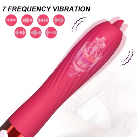 Wibrator-Silicone Vibrator USB, 10 vibration modes, Heating Boys of Toys Sp. z o.o.