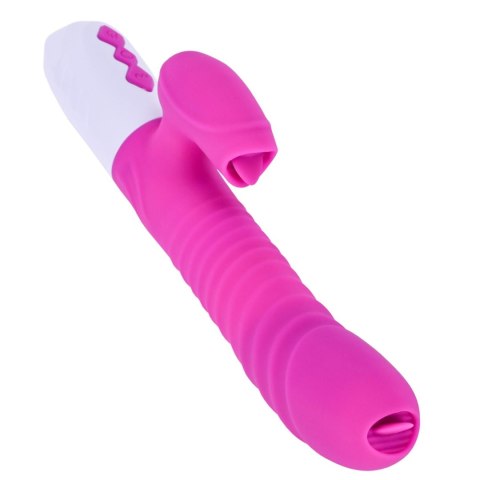 Wibrator-Silicone Vibrator USB 7 Function and Thrusting Function / Heating, purple Boys of Toys Sp. z o.o.