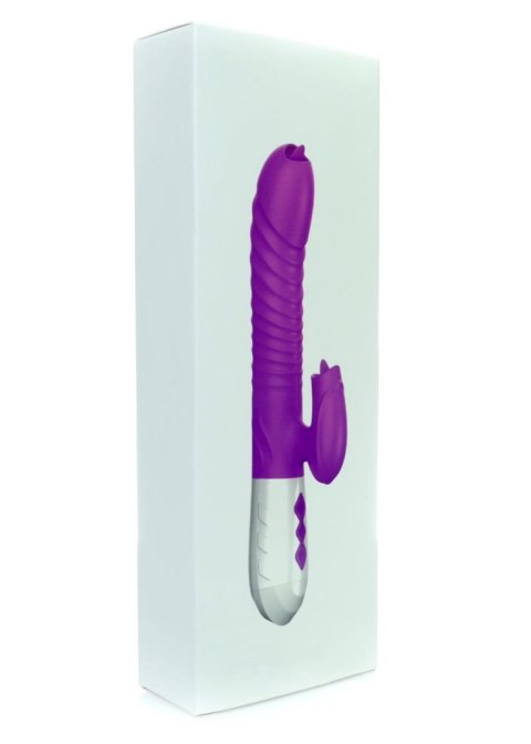 Wibrator-Silicone Vibrator USB 7 Function and Thrusting Function / Heating, purple Boys of Toys Sp. z o.o.