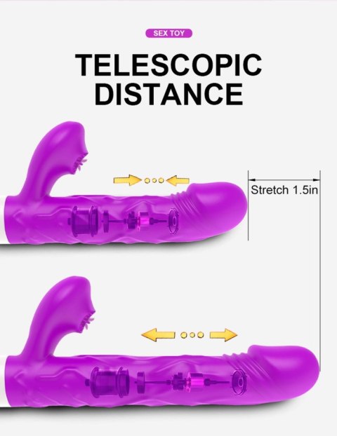 Wibrator- SiliconeTongue Vibrator, USB 10 Function Boys of Toys Sp. z o.o.