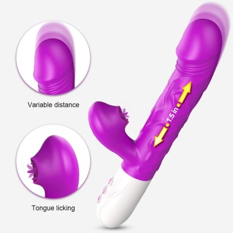 Wibrator- SiliconeTongue Vibrator, USB 10 Function Boys of Toys Sp. z o.o.
