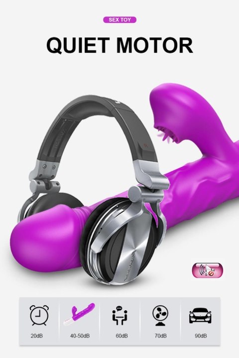Wibrator- SiliconeTongue Vibrator, USB 10 Function Boys of Toys Sp. z o.o.