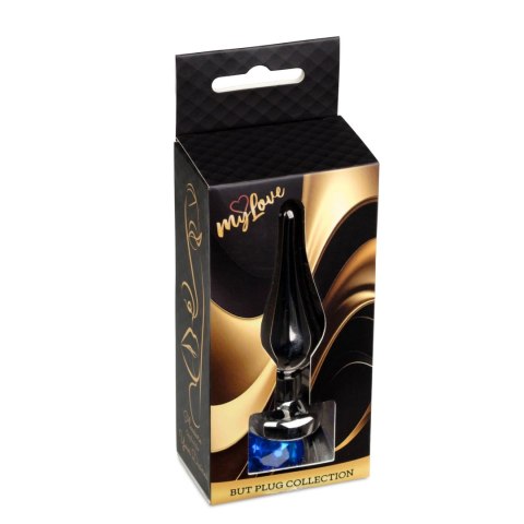 MyLove Toys - Jewellery Dark Silver BUTT PLUG- Dark Blue Boys of Toys Sp. z o.o.
