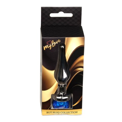 MyLove Toys - Jewellery Dark Silver BUTT PLUG- Dark Blue Boys of Toys Sp. z o.o.