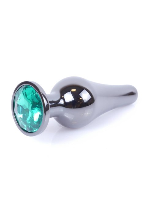 MyLove Toys - Jewellery Dark Silver BUTT PLUG- Green Boys of Toys Sp. z o.o.