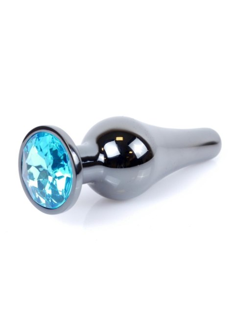 MyLove Toys - Jewellery Dark Silver BUTT PLUG- Light Blue Boys of Toys Sp. z o.o.