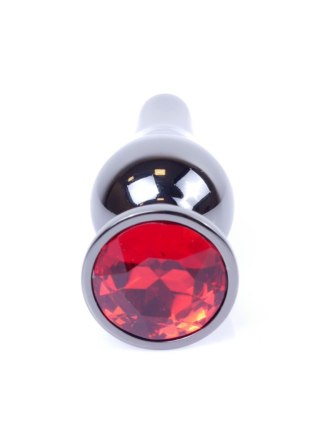 MyLove Toys - Jewellery Dark Silver BUTT PLUG- Red Boys of Toys Sp. z o.o.