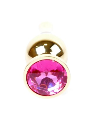 MyLove Toys - Jewellery Gold BUTT PLUG- Pink Boys of Toys Sp. z o.o.