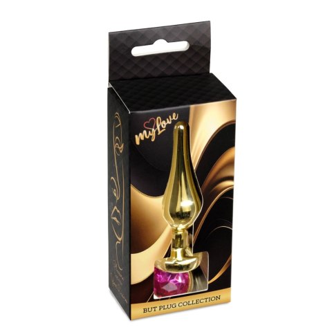 MyLove Toys - Jewellery Gold BUTT PLUG- Pink Boys of Toys Sp. z o.o.