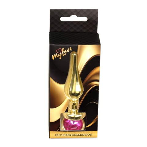 MyLove Toys - Jewellery Gold BUTT PLUG- Pink Boys of Toys Sp. z o.o.