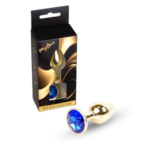 MyLove Toys - Jewellery Gold PLUG- Dark Blue Boys of Toys Sp. z o.o.