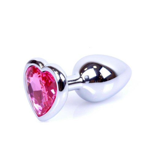 MyLove Toys - Jewellery Silver Heart PLUG- Pink Boys of Toys Sp. z o.o.