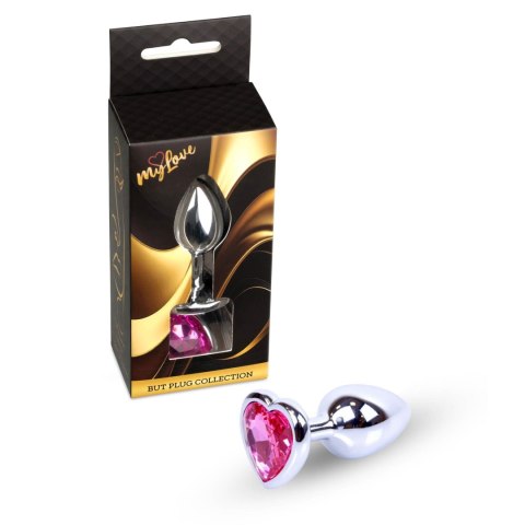 MyLove Toys - Jewellery Silver Heart PLUG- Pink Boys of Toys Sp. z o.o.