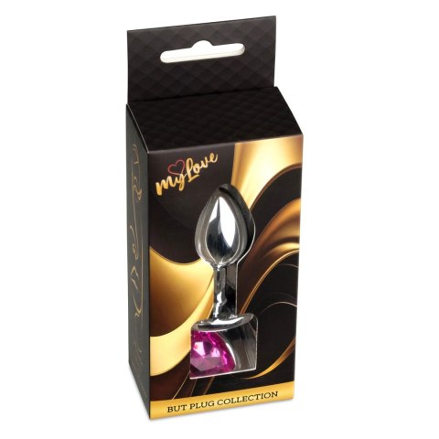 MyLove Toys - Jewellery Silver Heart PLUG- Pink Boys of Toys Sp. z o.o.
