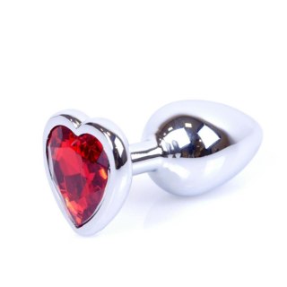 MyLove Toys - Jewellery Silver Heart PLUG- Red Boys of Toys Sp. z o.o.