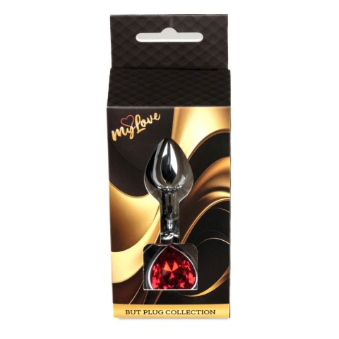 MyLove Toys - Jewellery Silver Heart PLUG- Red Boys of Toys Sp. z o.o.
