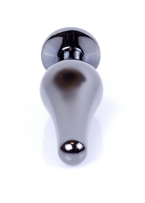 Plug-Jewellery Dark Silver BUTT PLUG- Clear Boys of Toys Sp. z o.o.