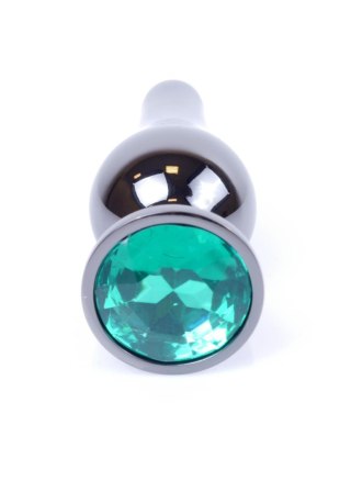 Plug-Jewellery Dark Silver BUTT PLUG- Green Boys of Toys Sp. z o.o.