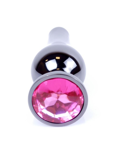 Plug-Jewellery Dark Silver BUTT PLUG- Pink Boys of Toys Sp. z o.o.