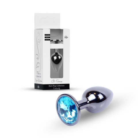 Plug-Jewellery Dark Silver PLUG- Light Blue Boys of Toys Sp. z o.o.