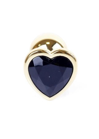 Plug-Jewellery Gold Heart PLUG- Black Boys of Toys Sp. z o.o.