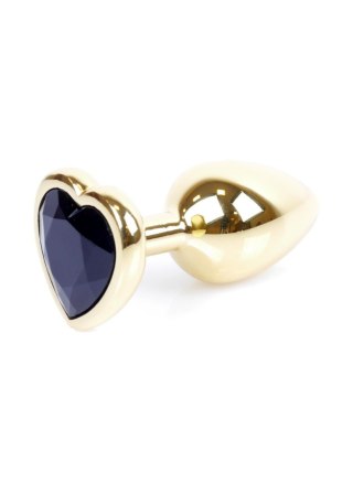 Plug-Jewellery Gold Heart PLUG- Black Boys of Toys Sp. z o.o.