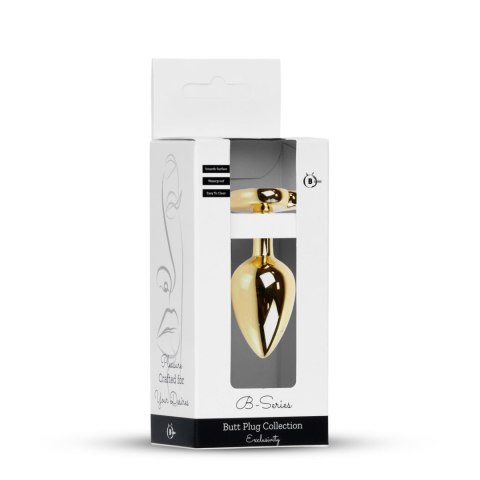 Plug-Jewellery Gold Heart PLUG- Clear Boys of Toys Sp. z o.o.