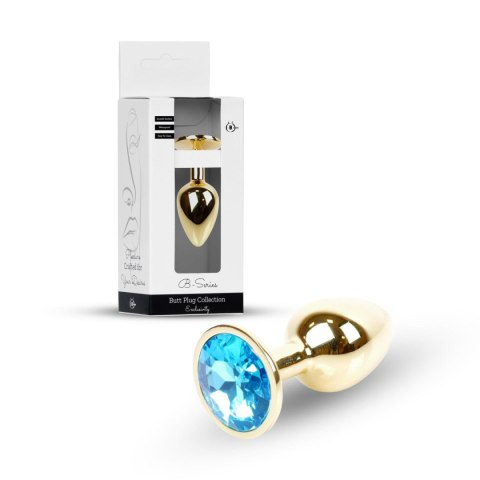 Plug-Jewellery Gold PLUG- Light Blue Boys of Toys Sp. z o.o.