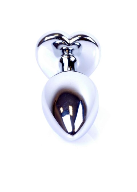Plug-Jewellery Silver Heart PLUG- Clear Boys of Toys Sp. z o.o.