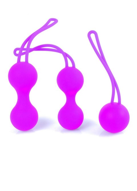Kulki-Silicone Kegal Balls Set - Purple Boys of Toys Sp. z o.o.