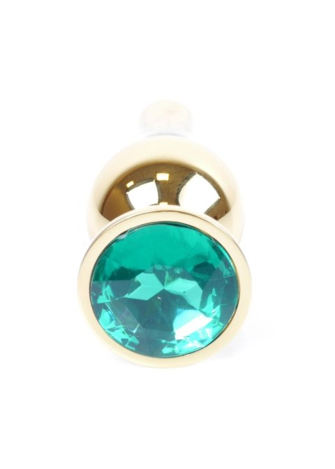 MyLove Toys - Jewellery Gold BUTT PLUG- Green Boys of Toys Sp. z o.o.