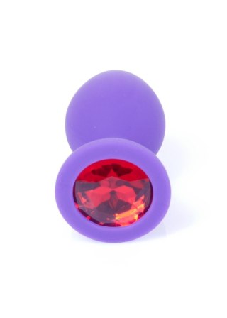 MyLove Toys - Jewellery Purple Silicone PLUG Medium Boys of Toys Sp. z o.o.