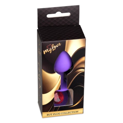 MyLove Toys - Jewellery Purple Silicone PLUG Medium Boys of Toys Sp. z o.o.