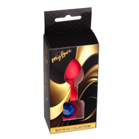 MyLove Toys - Jewellery Red Silicone PLUG Small Boys of Toys Sp. z o.o.