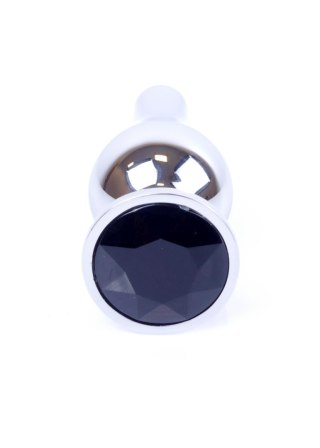 MyLove Toys - Jewellery Silver BUTT PLUG- Black Boys of Toys Sp. z o.o.