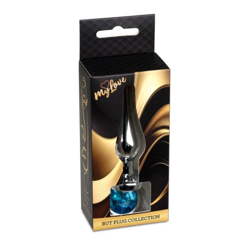 MyLove Toys - Jewellery Silver BUTT PLUG- Light Blue Boys of Toys Sp. z o.o.