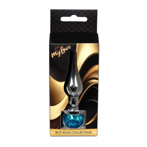 MyLove Toys - Jewellery Silver BUTT PLUG- Light Blue Boys of Toys Sp. z o.o.