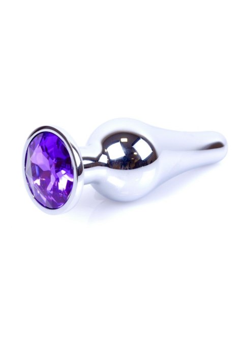 MyLove Toys - Jewellery Silver BUTT PLUG- Purple Boys of Toys Sp. z o.o.