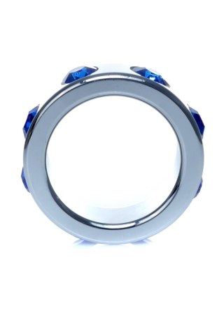 Pierścień-Metal Cock Ring with Dark Blue Diamonds Small Boys of Toys Sp. z o.o.