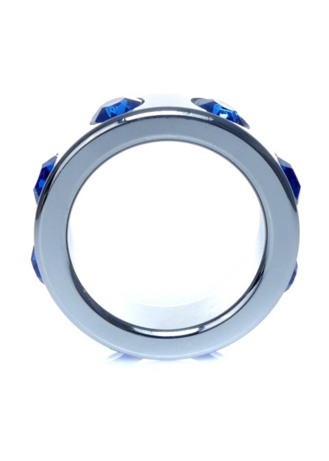 Pierścień-Metal Cock Ring with Dark Blue Diamonds Small Boys of Toys Sp. z o.o.