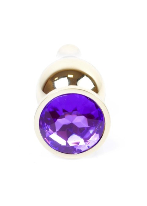 Plug-Jewellery Gold BUTT PLUG- Purple Boys of Toys Sp. z o.o.