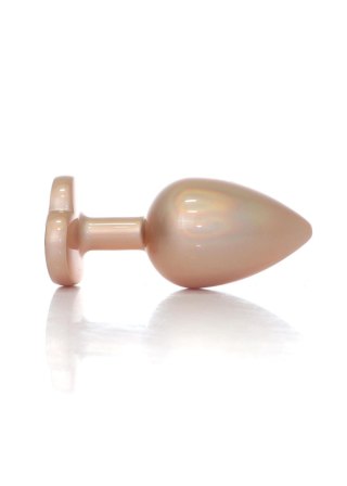 Plug-Jewellery Pearl Gold Heart PLUG- Clear L Boys of Toys Sp. z o.o.