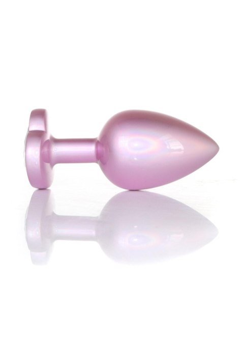 Plug-Jewellery Pearl Pink Heart PLUG- Clear L Boys of Toys Sp. z o.o.