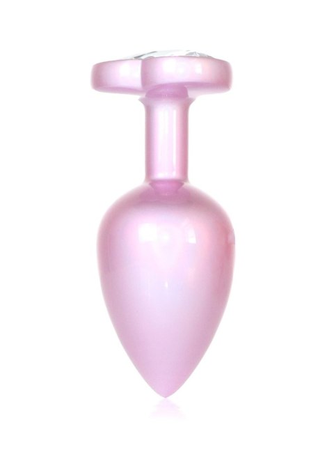 Plug-Jewellery Pearl Pink Heart PLUG- Clear L Boys of Toys Sp. z o.o.