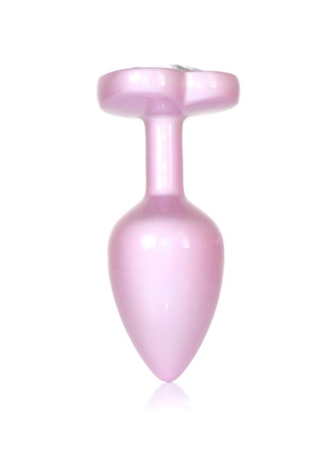 Plug-Jewellery Pearl Pink Heart PLUG- Clear S Boys of Toys Sp. z o.o.