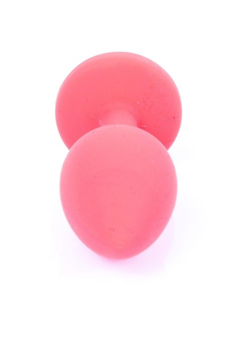 Plug-Jewellery Red Silicon PLUG Small- Blue Diamond Boys of Toys Sp. z o.o.
