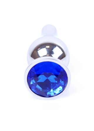 Plug-Jewellery Silver BUTT PLUG- Dark Blue Boys of Toys Sp. z o.o.